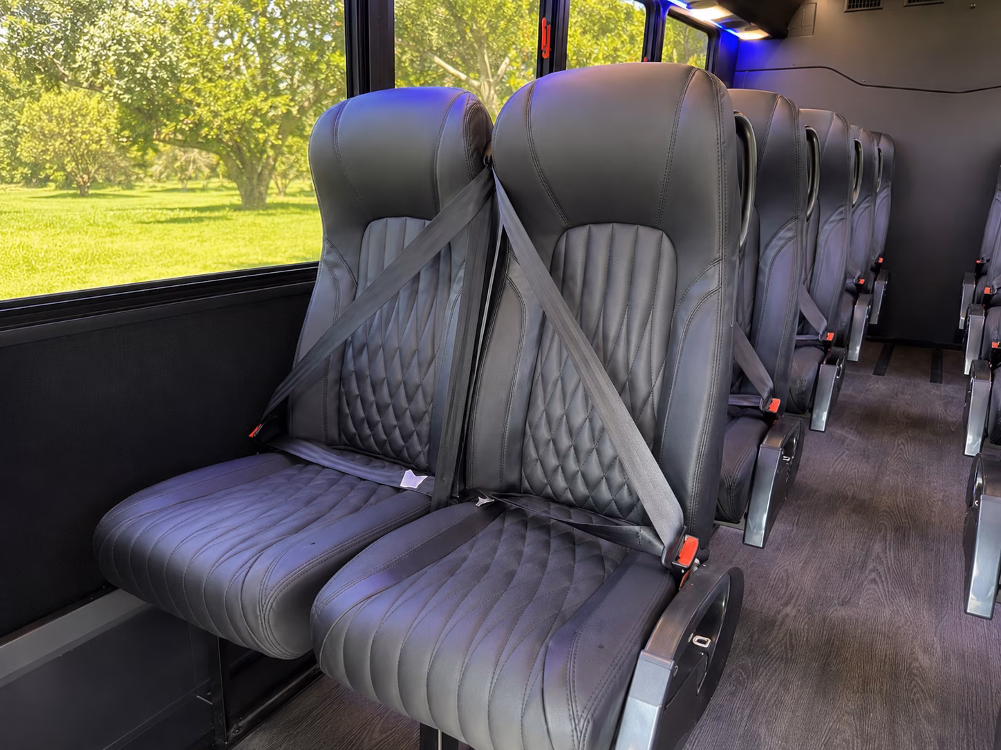 18 passenger minibus inside