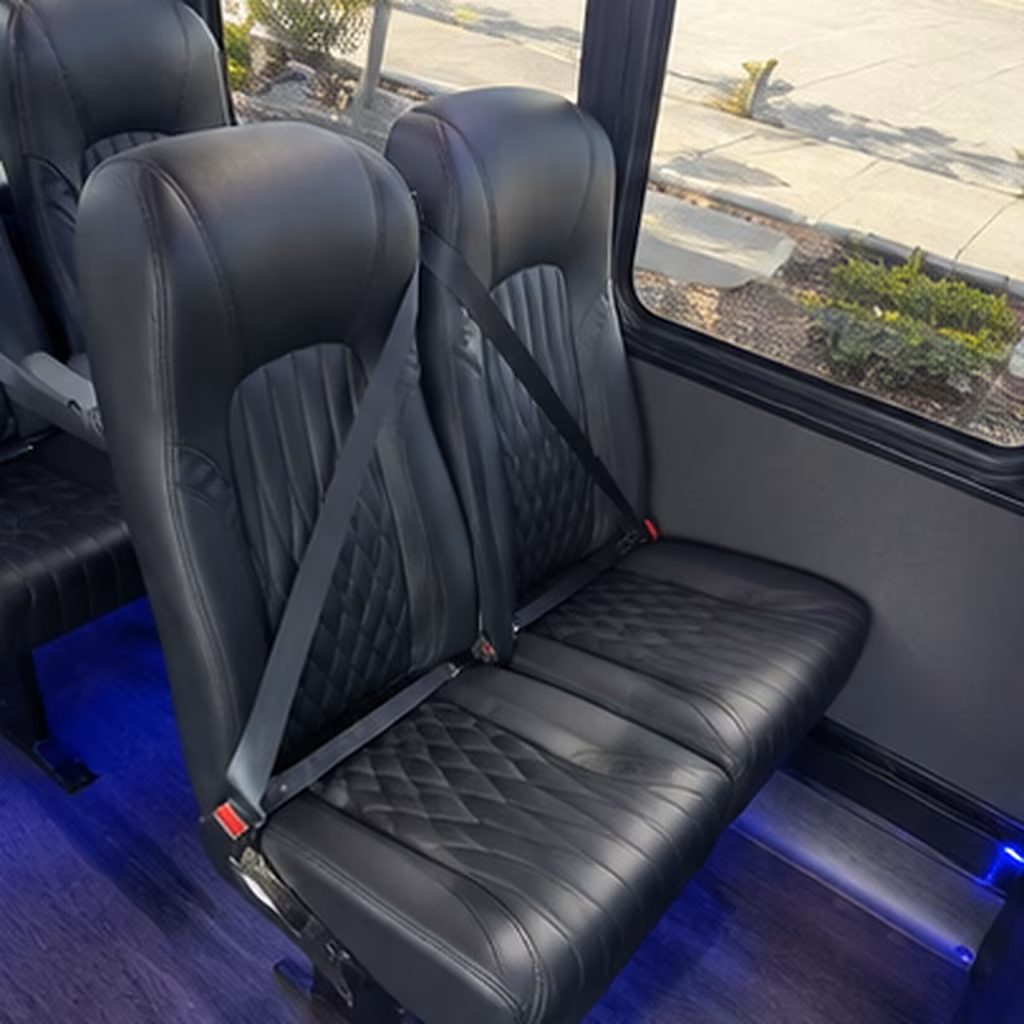 25 passenger minibus interior