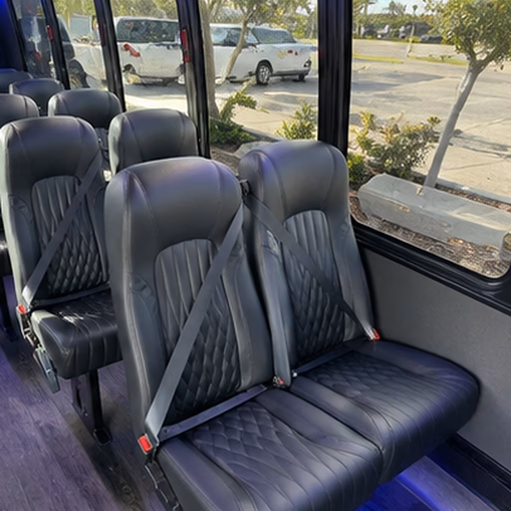 28 passenger minibus inside