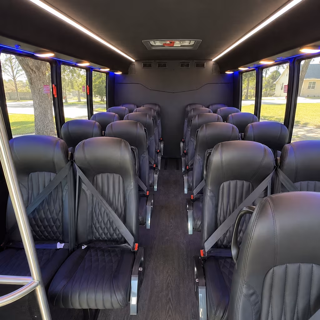 30 passenger minibus inside