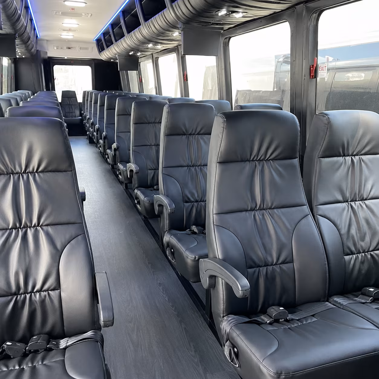 30 passenger minibus interior