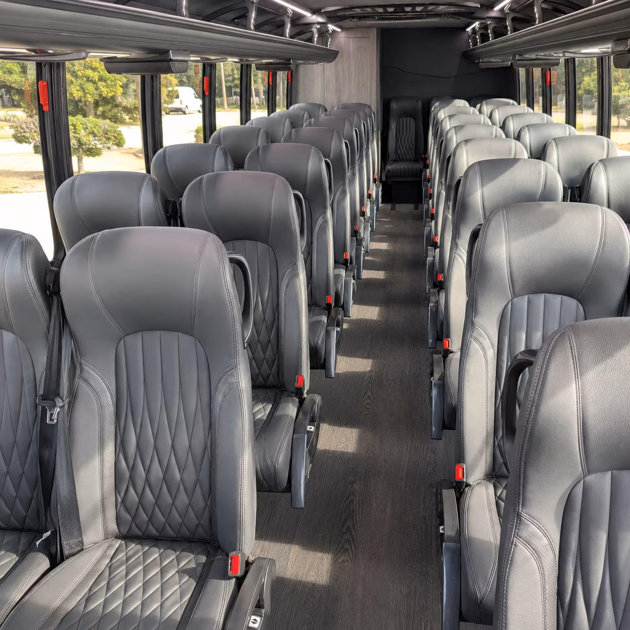 35 passenger minibus inside