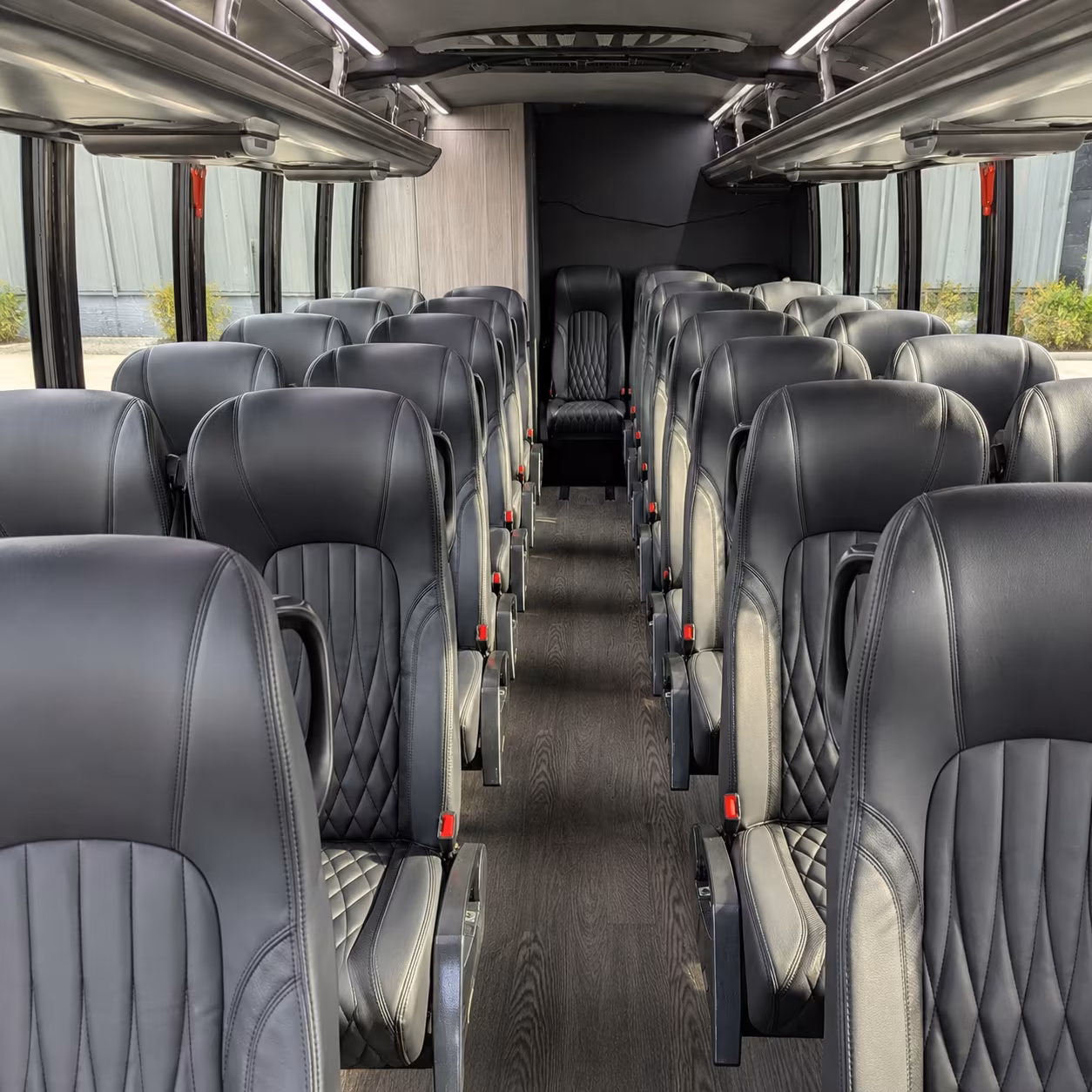 salt lake city 25 passenger minibus inside