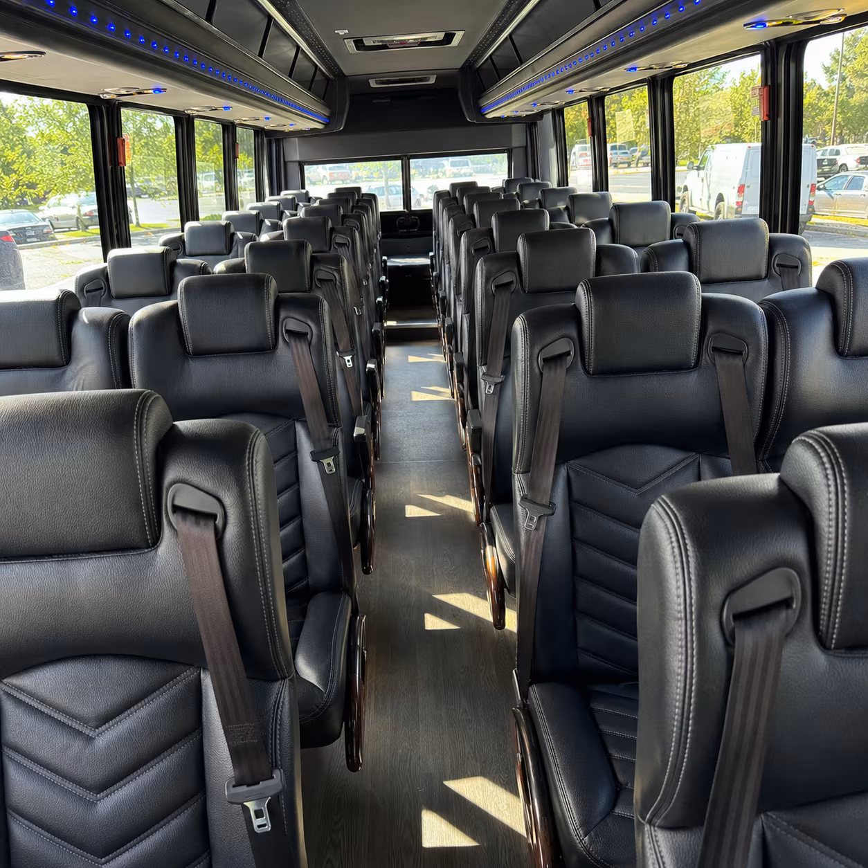 salt lake city corporate transportation onboard seating