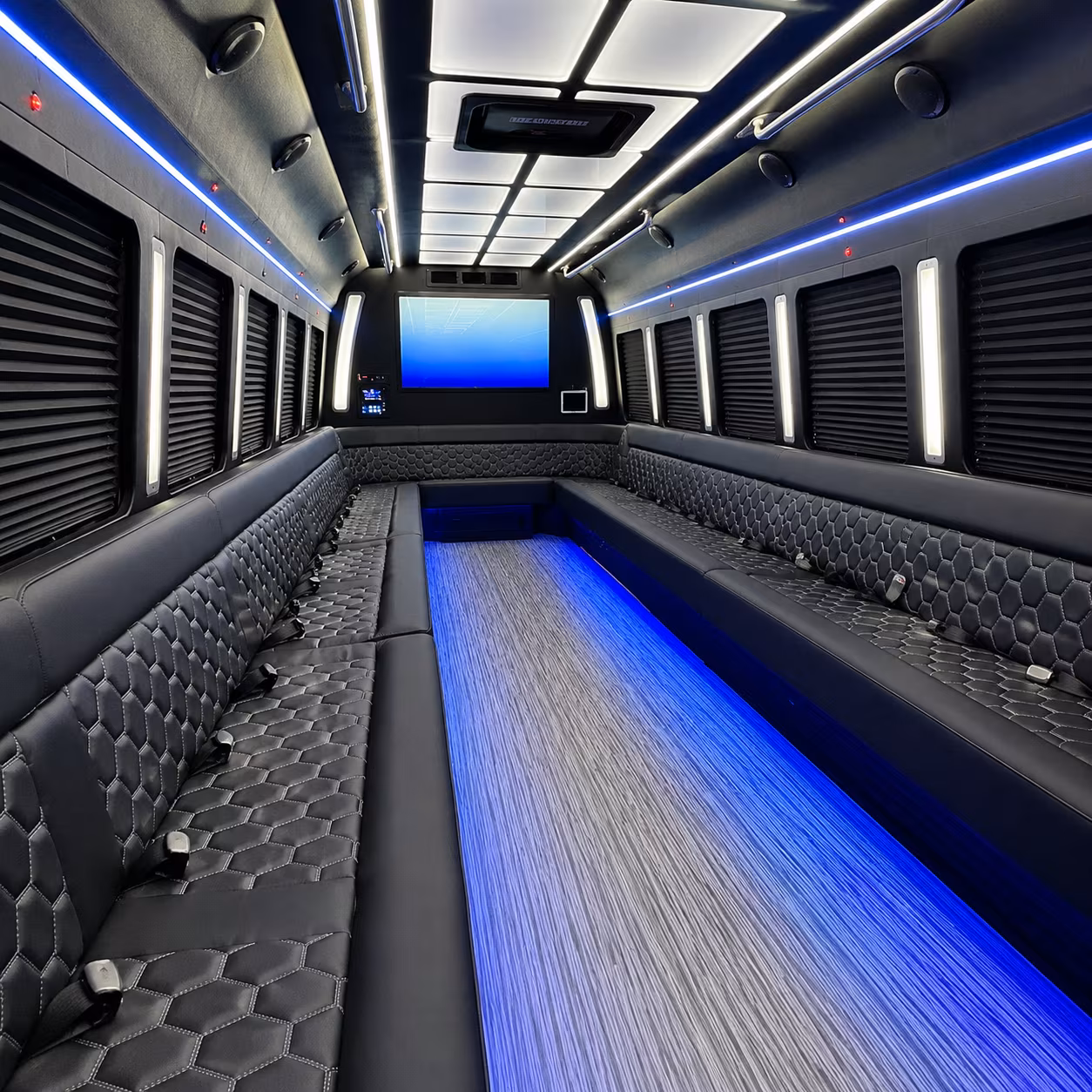 salt lake city party bus inside