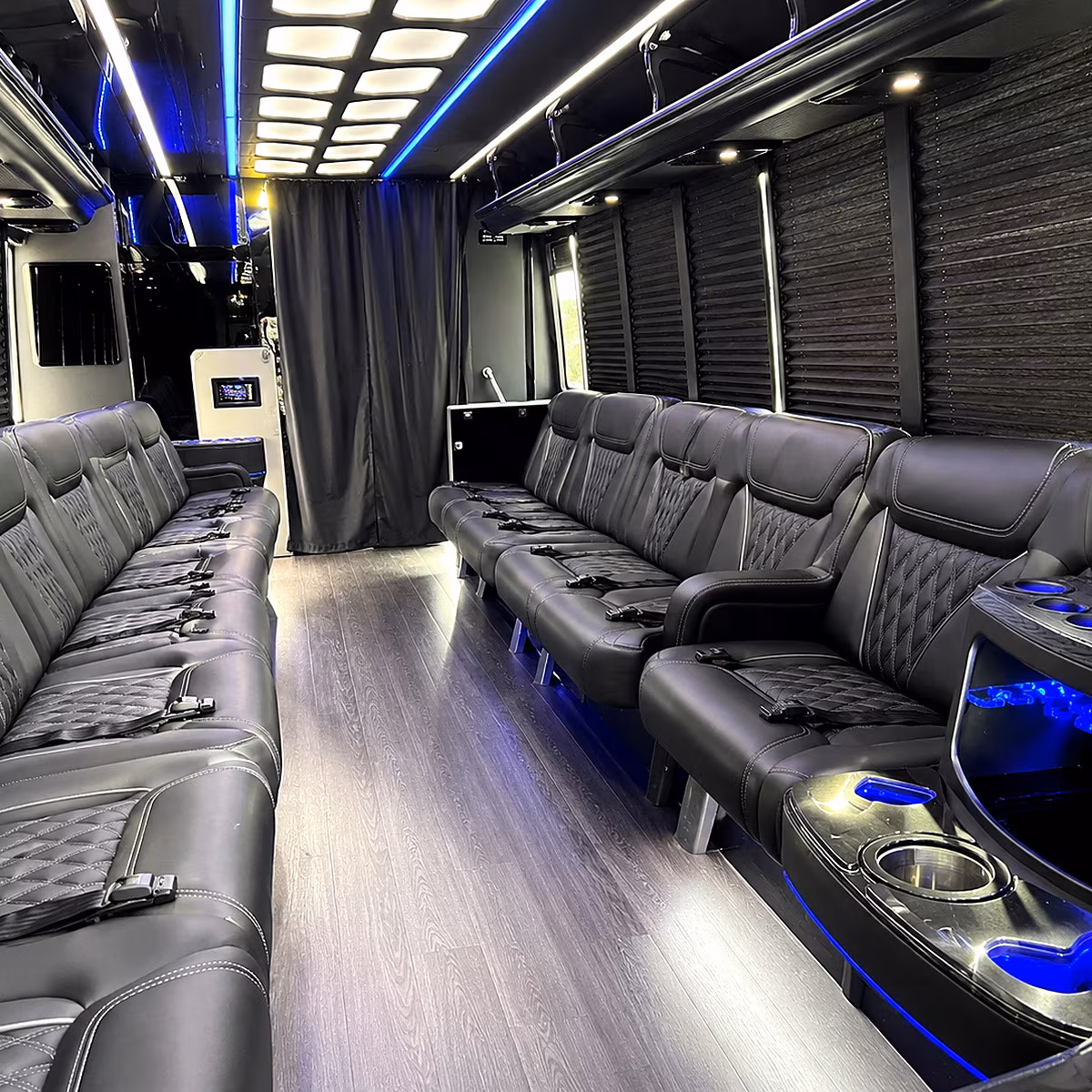 salt lake city party bus interior