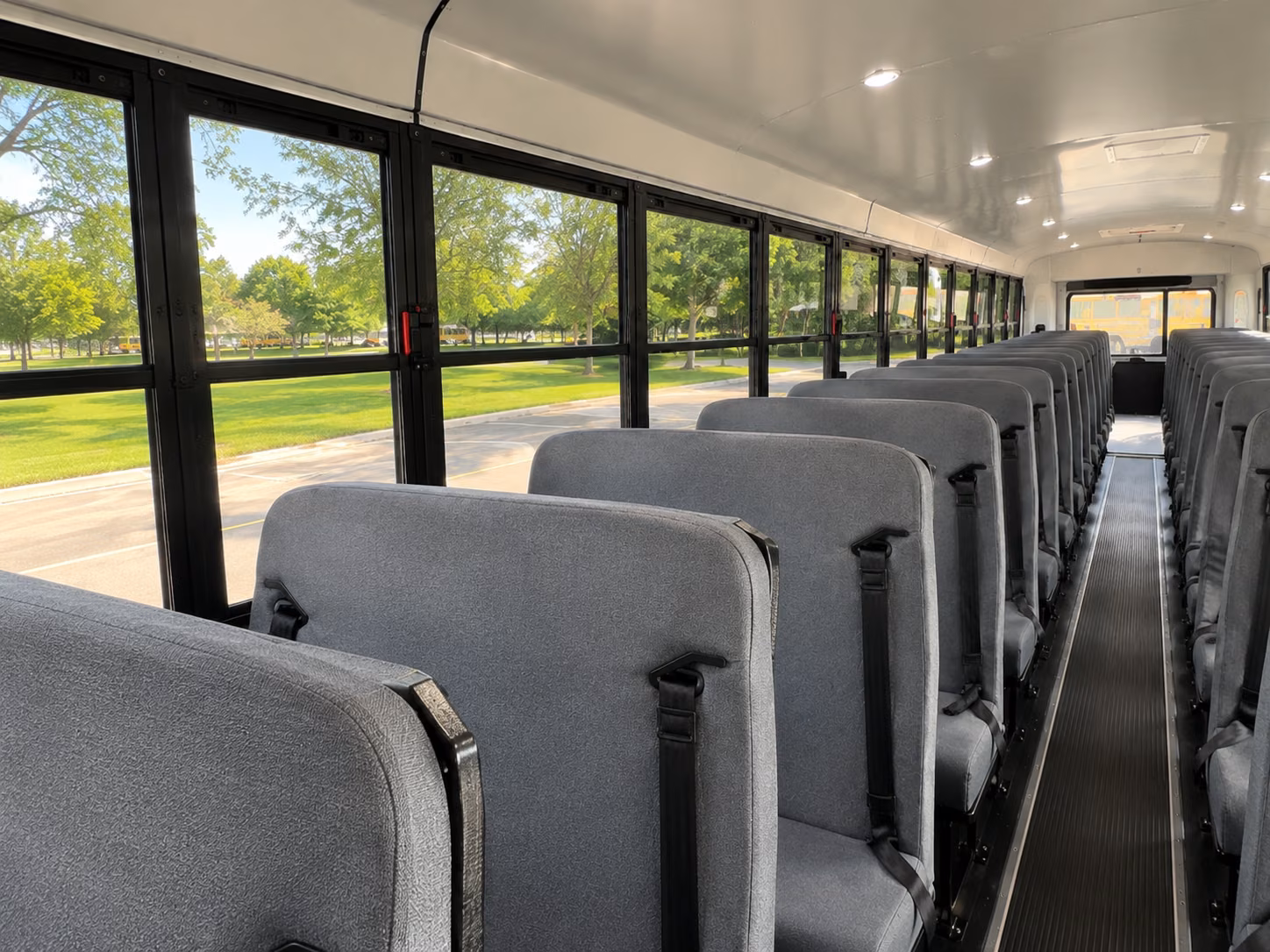 salt lake city school bus inside