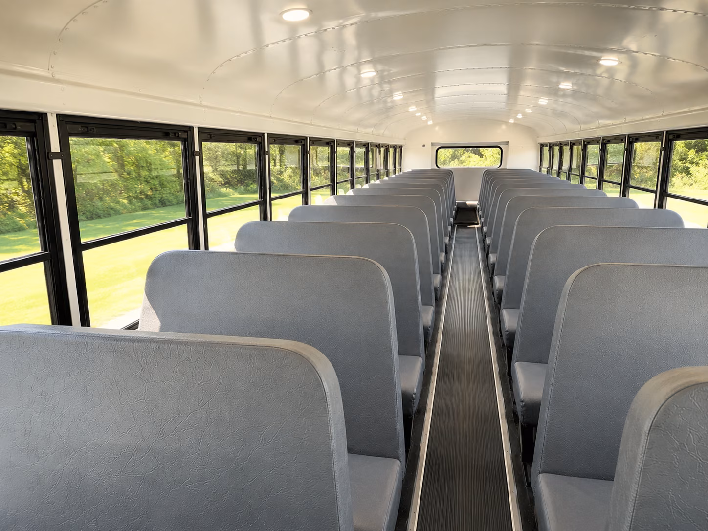 school bus interior